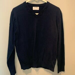 Old Navy 100% Cotton Navy Blue Sweater